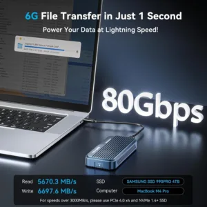 80Gbps SSD Enclsoure 3