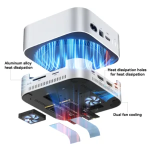 40Gbps Mac mini M4 Hub & Stand with NVMe SSD Enclosure 10