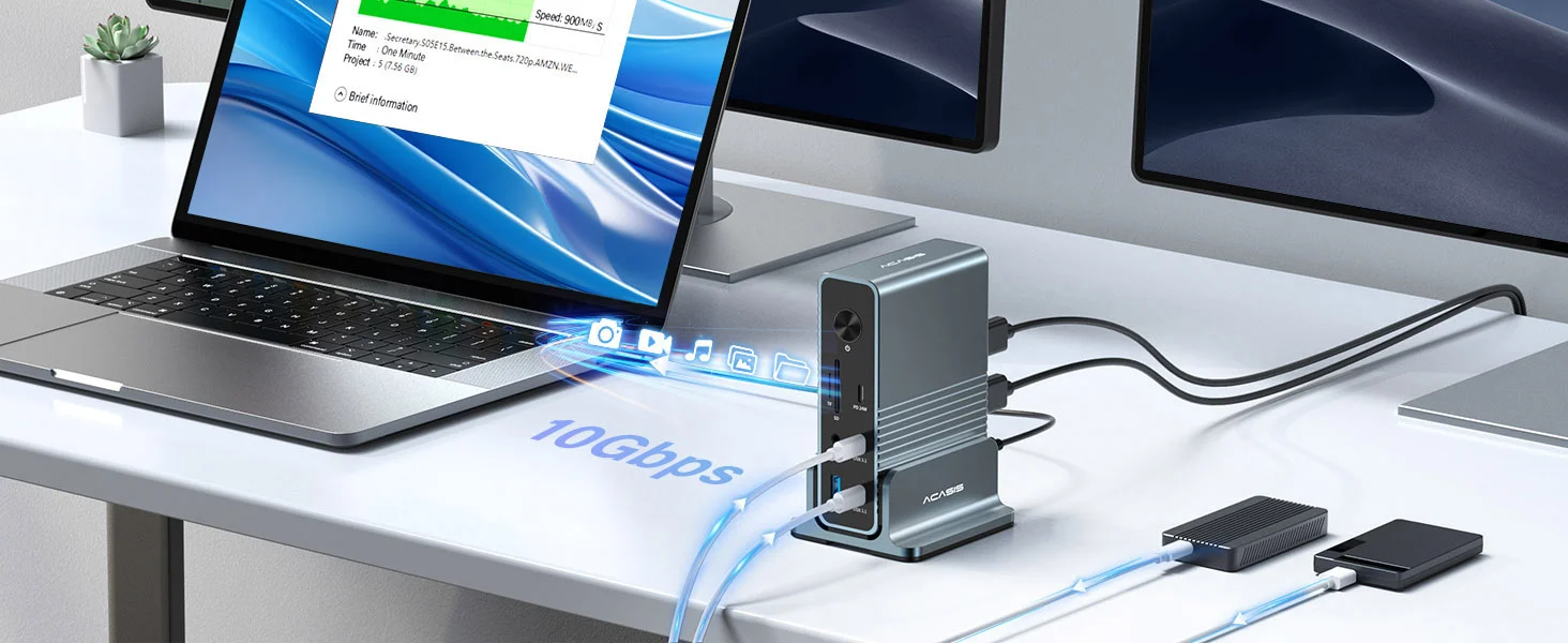 ACASIS15-in-1USBCDesktopDockingStationDS-7A15 13