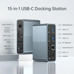 ACASIS15-in-1USBCDesktopDockingStationDS-7A15 2