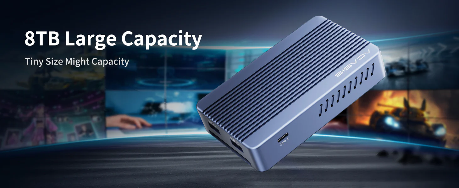 Acasis6-in-140GbpsM.2NVMESSDEnclosure_DockingStationDP8K60HzCompatiblewithThunderbolt3