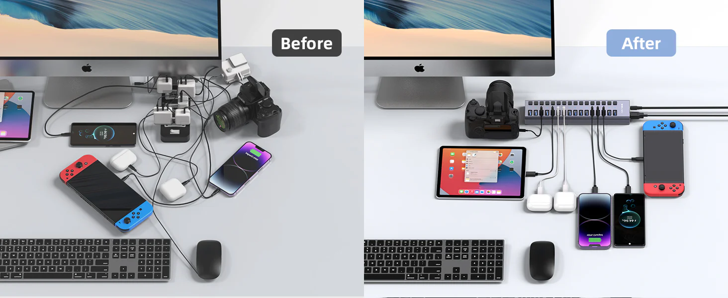 AcasisMultiUSB3.0Hub16portsHighSpeedWithIndividualOnOffSwitchesSplitter_HS716-11