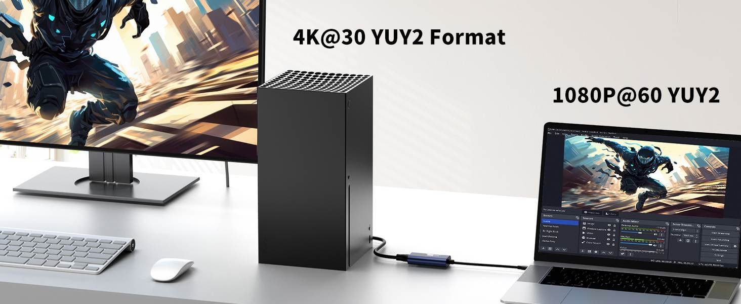 ACASIS4KHDMICaptureCardUSB3.0HDMItoUSB-AC1080P60FPS_VC-001-4KInput_1080Recording