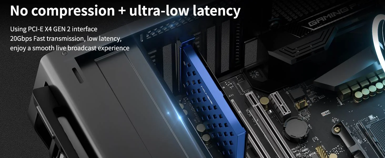 AcasisProCaptureQuadHDMIVideoCaptureCardcompatiblePCIe1080P60FPS4-ChannelBuilt 2