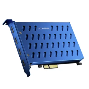 AcasisProCaptureQuadHDMIVideoCaptureCardcompatiblePCIe1080P60FPS4-ChannelBuilt-inC 1