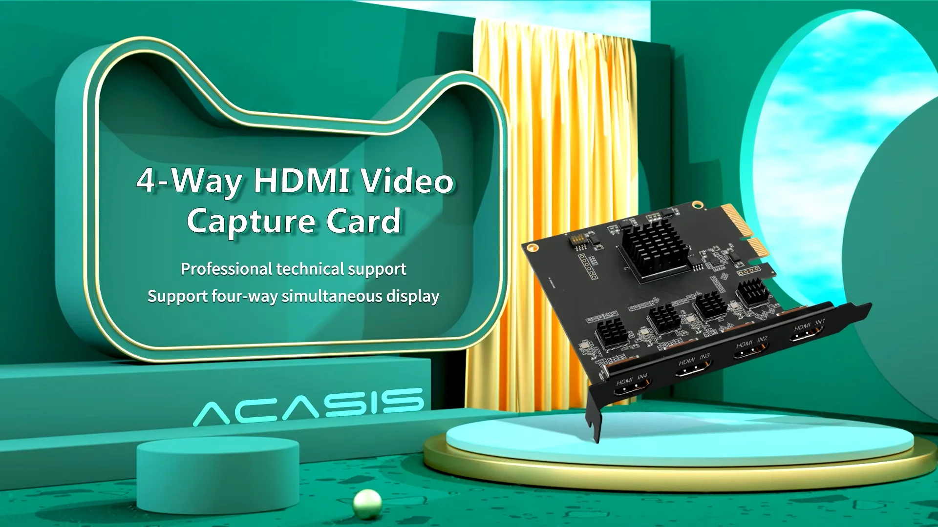 AcasisQuadHDMIPCIeVideoCaptureCard1080P60FPS4Channel_AC-4HDMI 2