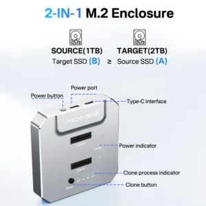 AcasisM.2SSDDuplicatorwith20GbpsNVMeClonerDual-BaySSDEnclosure_2