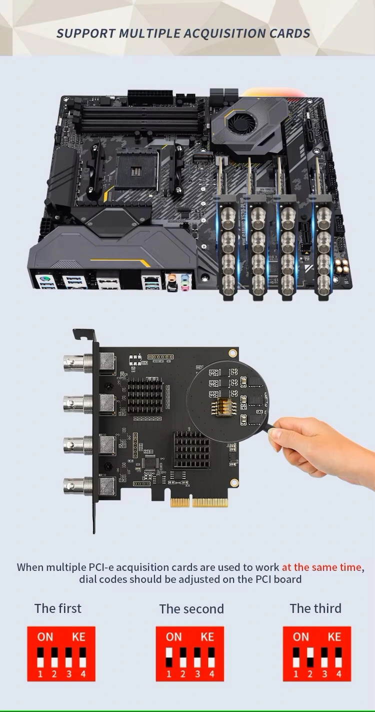 AcasisQuadSDICaptureCard4ChannelPCIeCaptureCard1080P60FPS_AC-4SDI 16