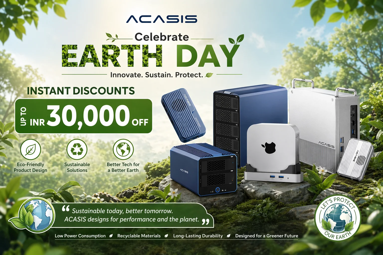 earth day sales banner